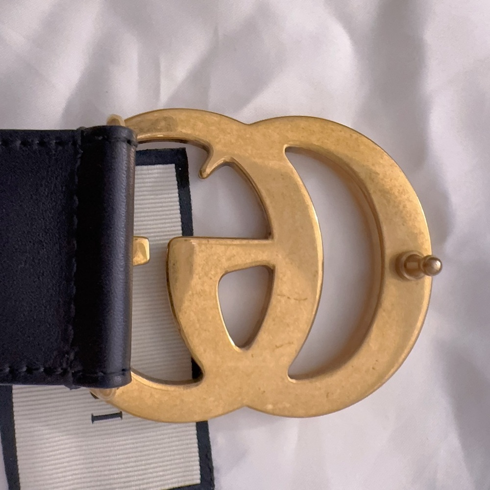 Authentic Gucci GG Marmont wide belt 70/28 - Picture 11 of 13